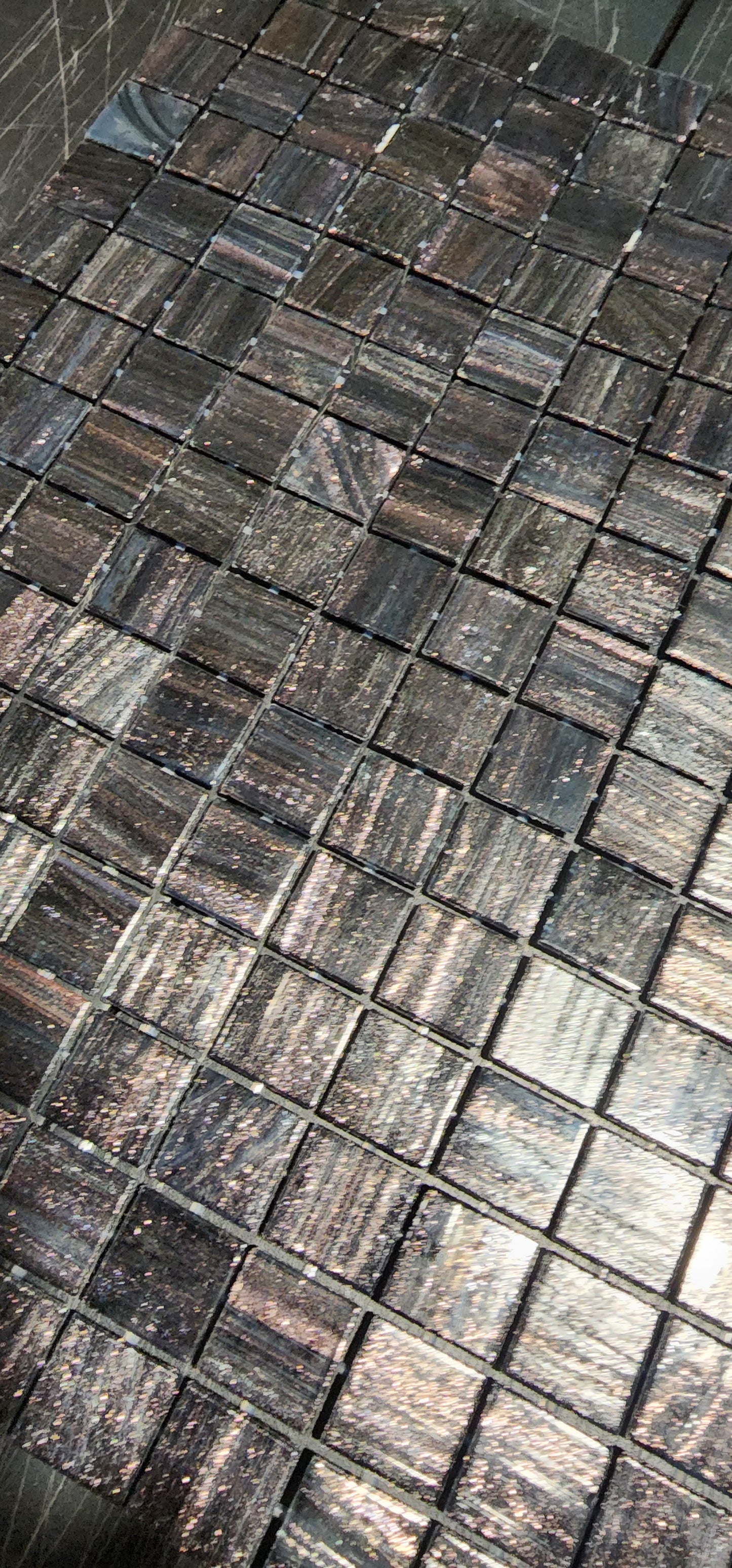 SHIMMER BLACK Trend Australian Made 2cm x 2cm full sheet 4mm thickness Glue Backing