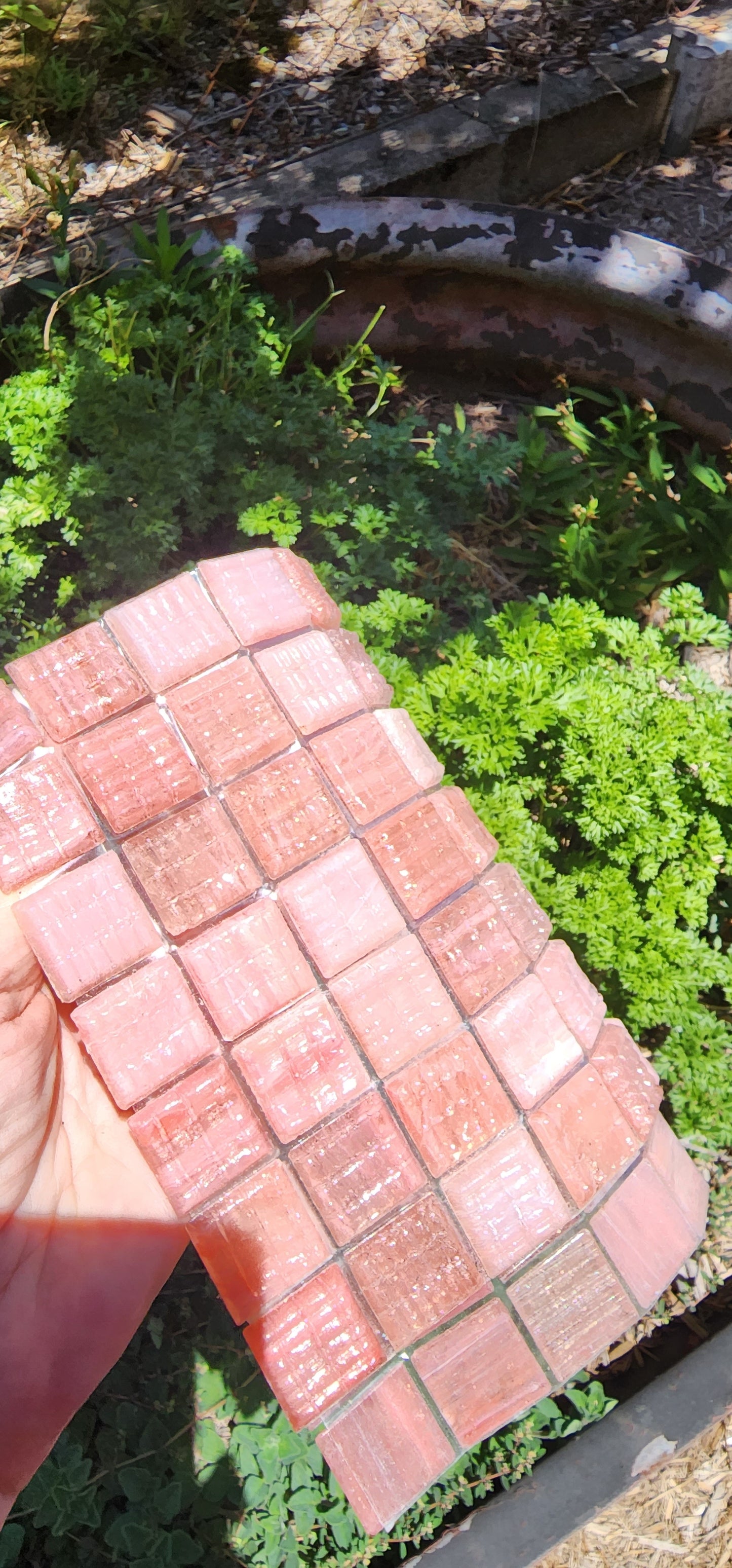 PINK MIX Trend Australian Made 2cm x 2cm full sheet 4mm thickness On Film