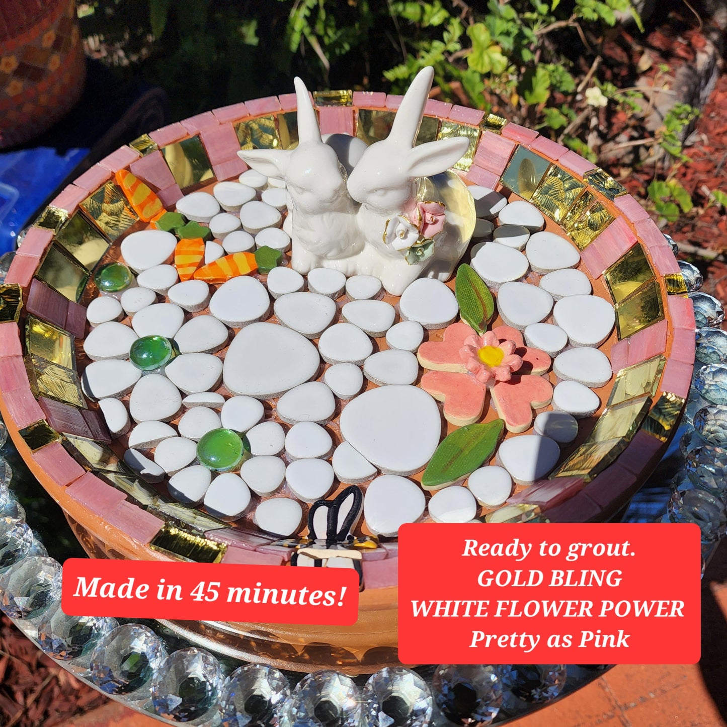 SILVER SILVER SILVER BLING AND MIRROR