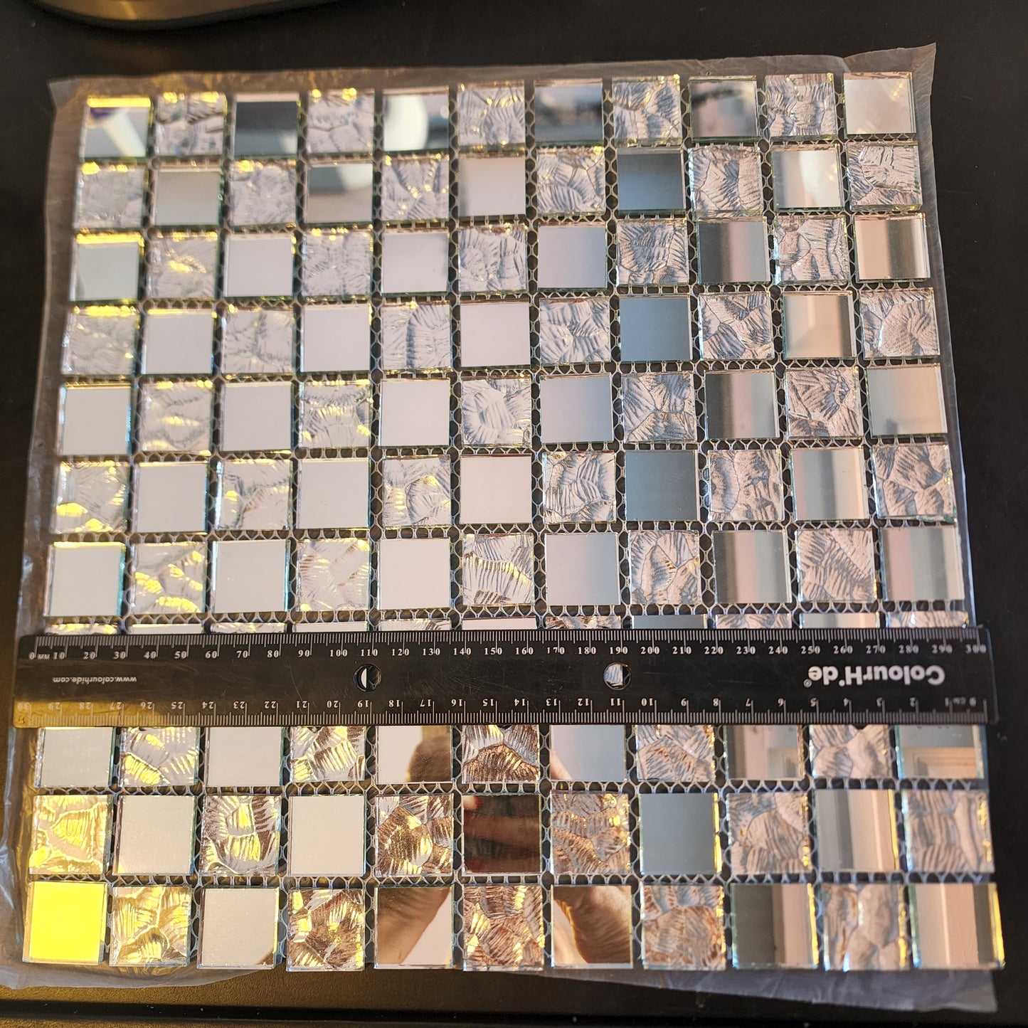 SILVER SILVER SILVER BLING AND MIRROR