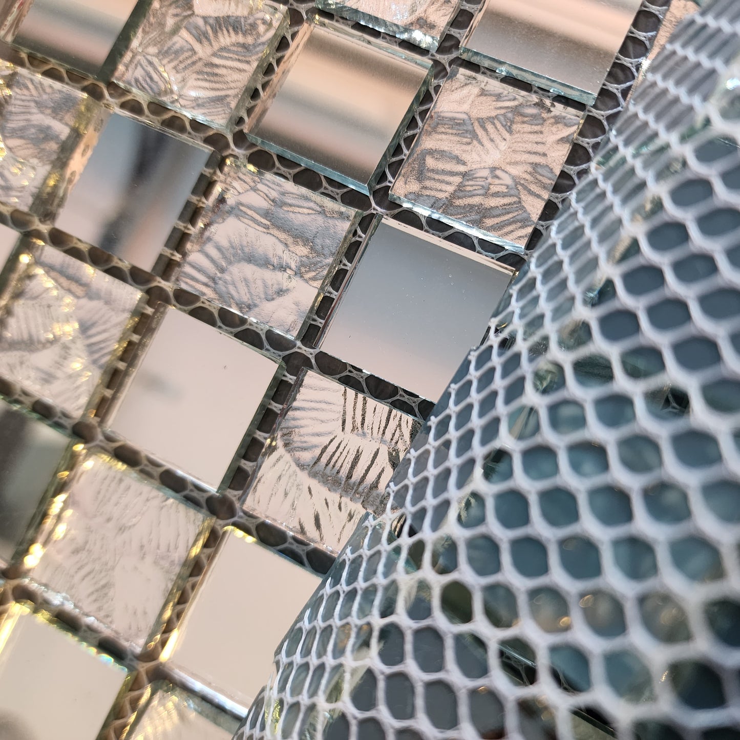 SILVER SILVER SILVER BLING AND MIRROR