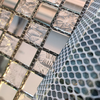 SILVER SILVER SILVER BLING AND MIRROR