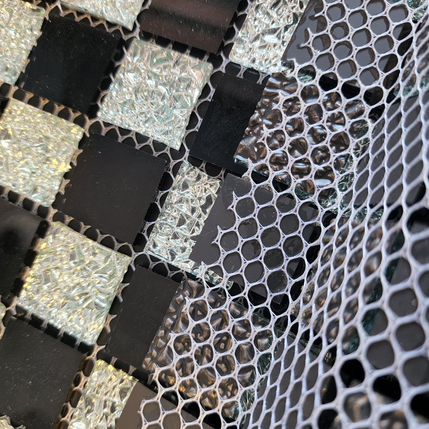 Go....BLACK AND SILVER CHECKED....SO VERY USEFUL Nice Retro Look