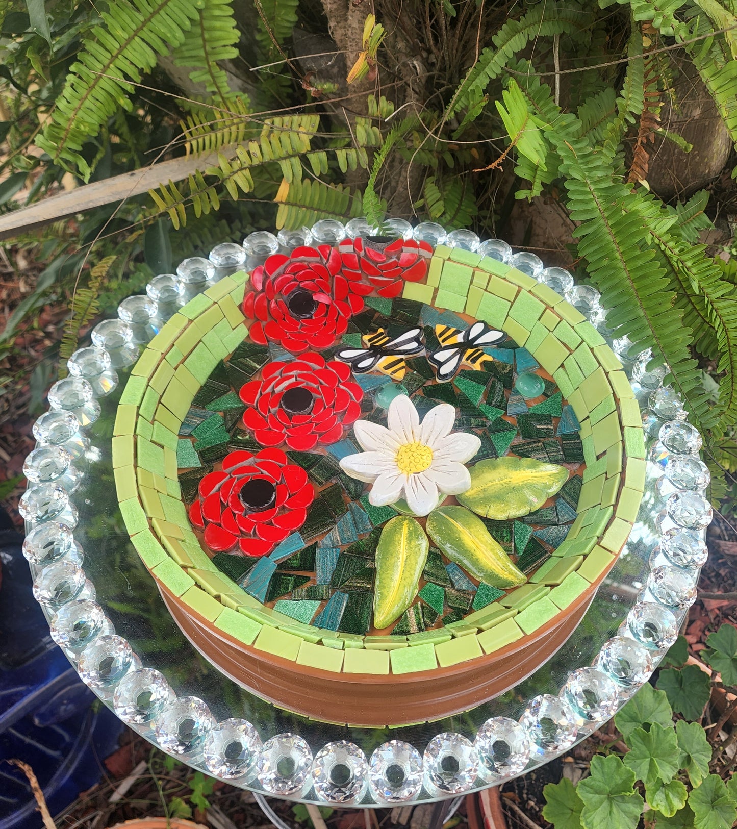 Bees - Hand Made By Myles at Monte Lupo for ALL WEATHER Set of 4