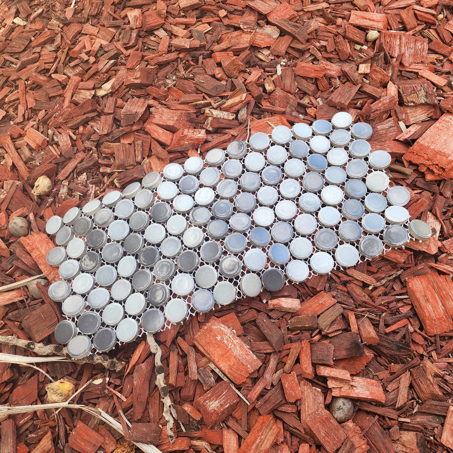 Hard Wearing Penny Rounds Grey 120 Rounds