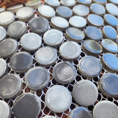 Hard Wearing Penny Rounds Grey 120 Rounds