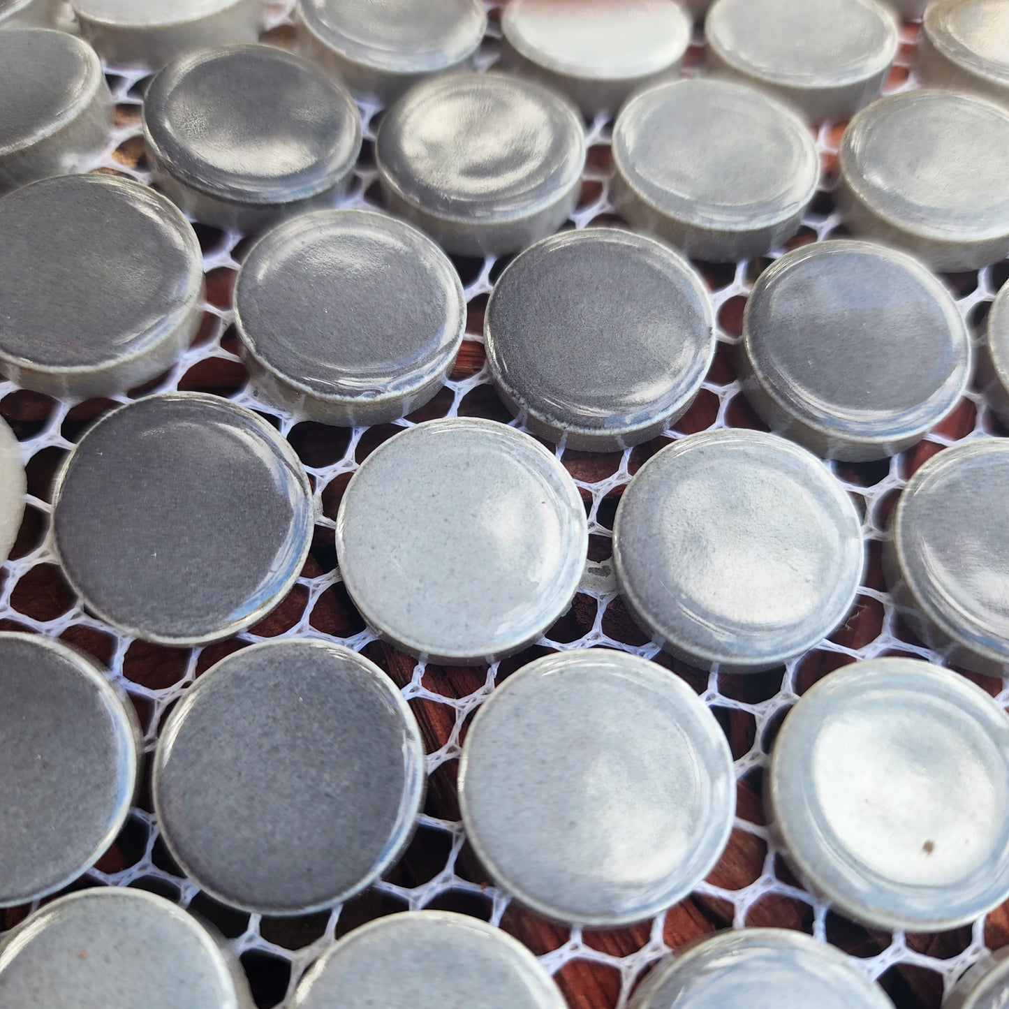 Hard Wearing Penny Rounds Grey 120 Rounds