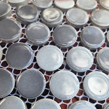Hard Wearing Penny Rounds Grey 120 Rounds