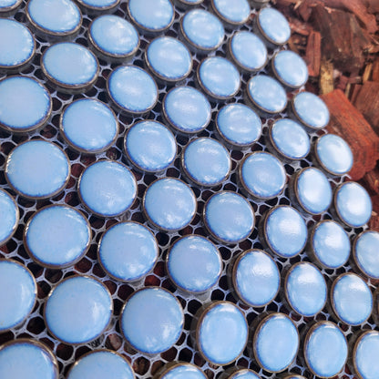 Hard Wearing Penny Rounds LIGHT BLUE 120 Rounds