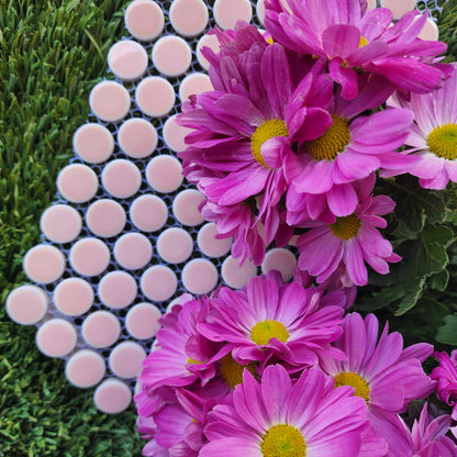 Hard wearing Penny Rounds Blossum Pink 120 rounds per sheet