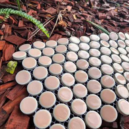 Hard wearing Penny Rounds Blossum Pink 120 rounds per sheet