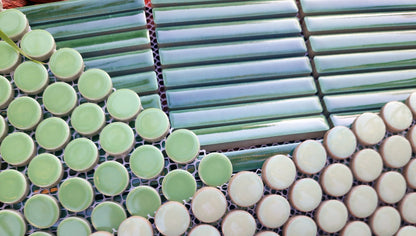 Kit Kat Tiles Hard Wearing Porcelain PINK