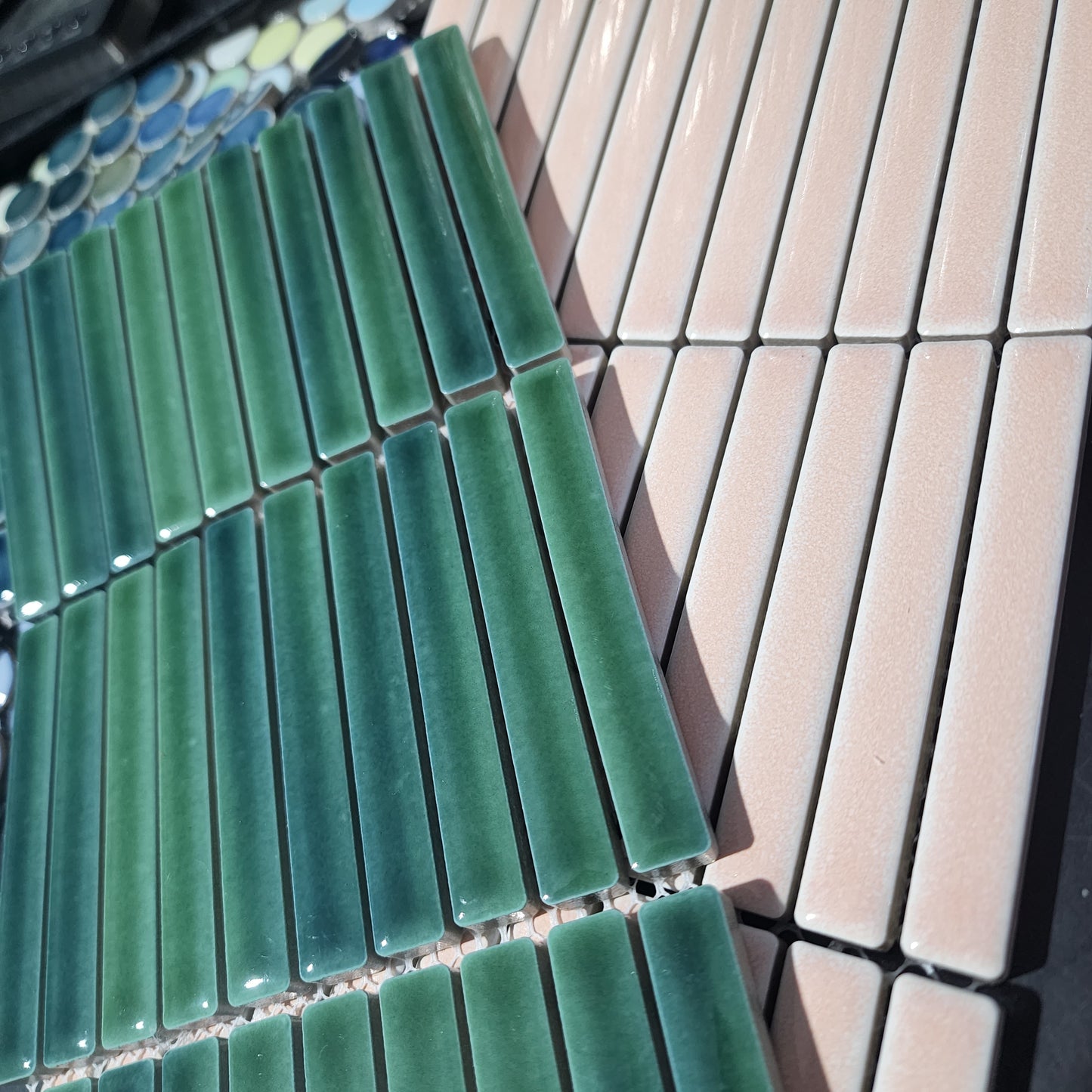 Kit Kat Tiles Hard Wearing Porcelain PINK