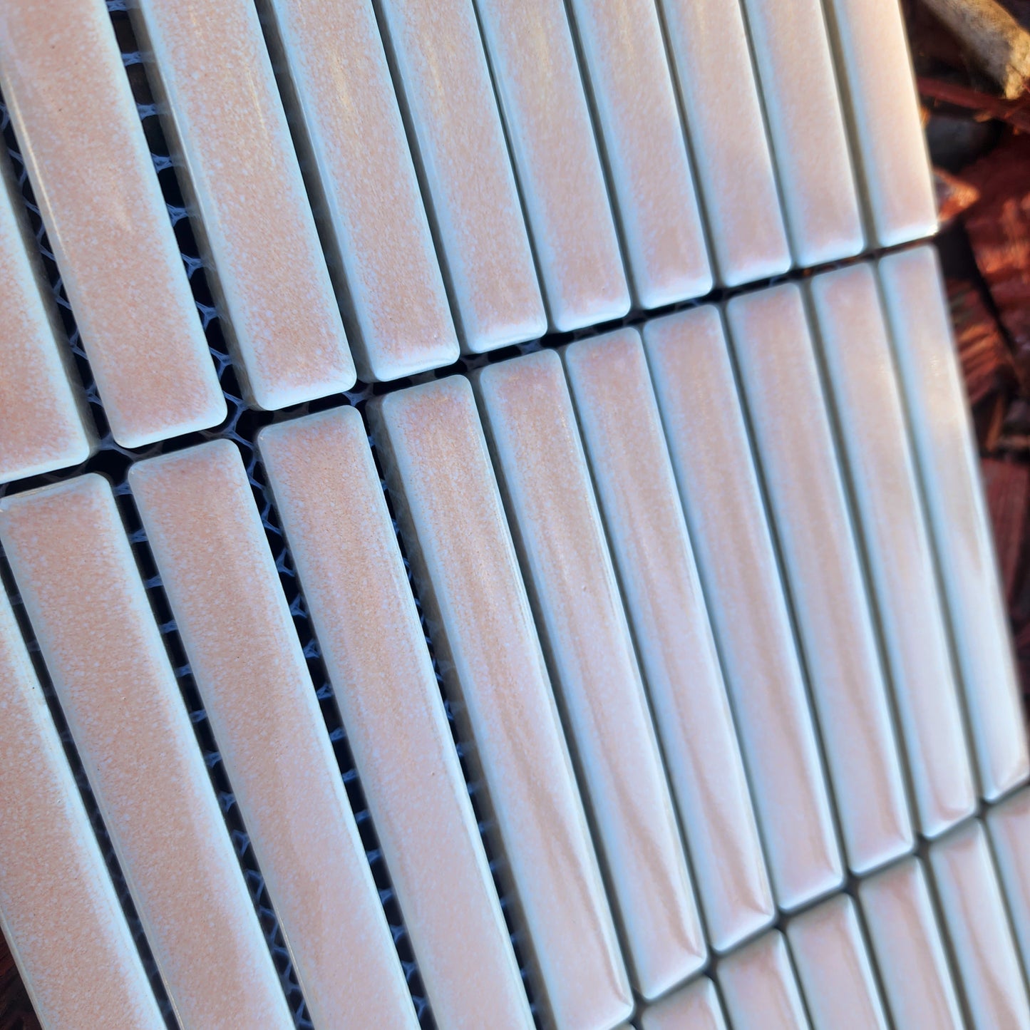 Kit Kat Tiles Hard Wearing Porcelain PINK