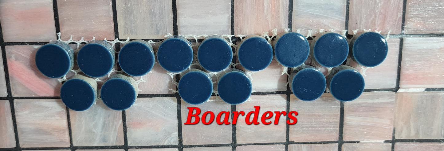 Blue Baby Penny Porcelain Hard Wearing and very practical to use 264 ROUNDS