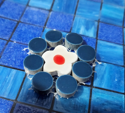 Blue Baby Penny Porcelain Hard Wearing and very practical to use 264 ROUNDS