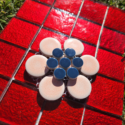 Large Penny Round Grey sheets porcelain