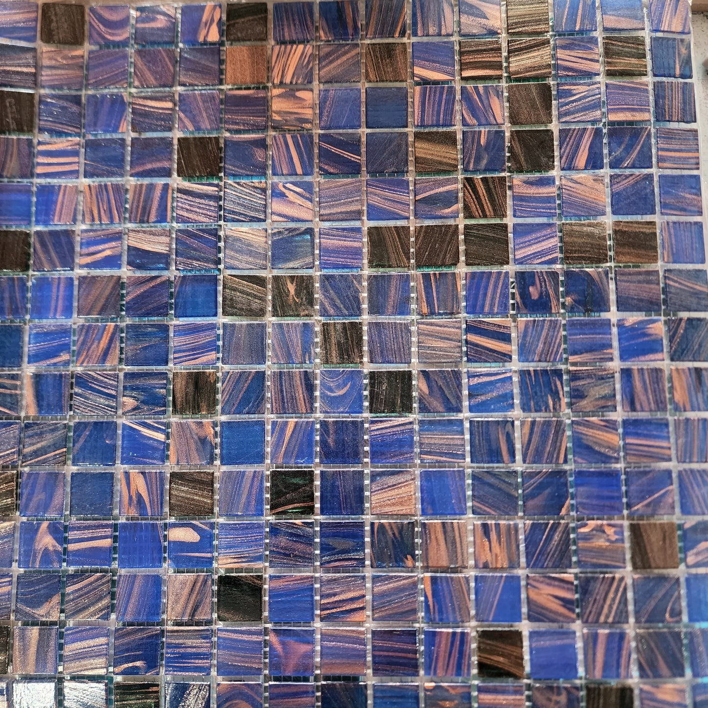 Bisazza BLUE BLACK GOLD sheets 2cm x 2cm Gorgeous