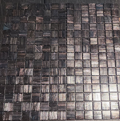 SHIMMER BLACK Trend Australian Made 2cm x 2cm full sheet 4mm thickness Glue Backing