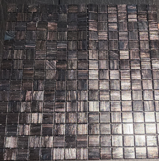 SHIMMER BLACK Trend Australian Made 2cm x 2cm full sheet 4mm thickness Glue Backing