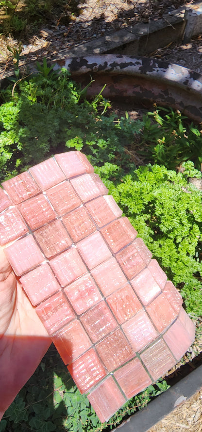 PINK MIX Trend Australian Made 2cm x 2cm full sheet 4mm thickness On Film