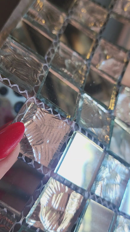 SILVER SILVER SILVER BLING AND MIRROR