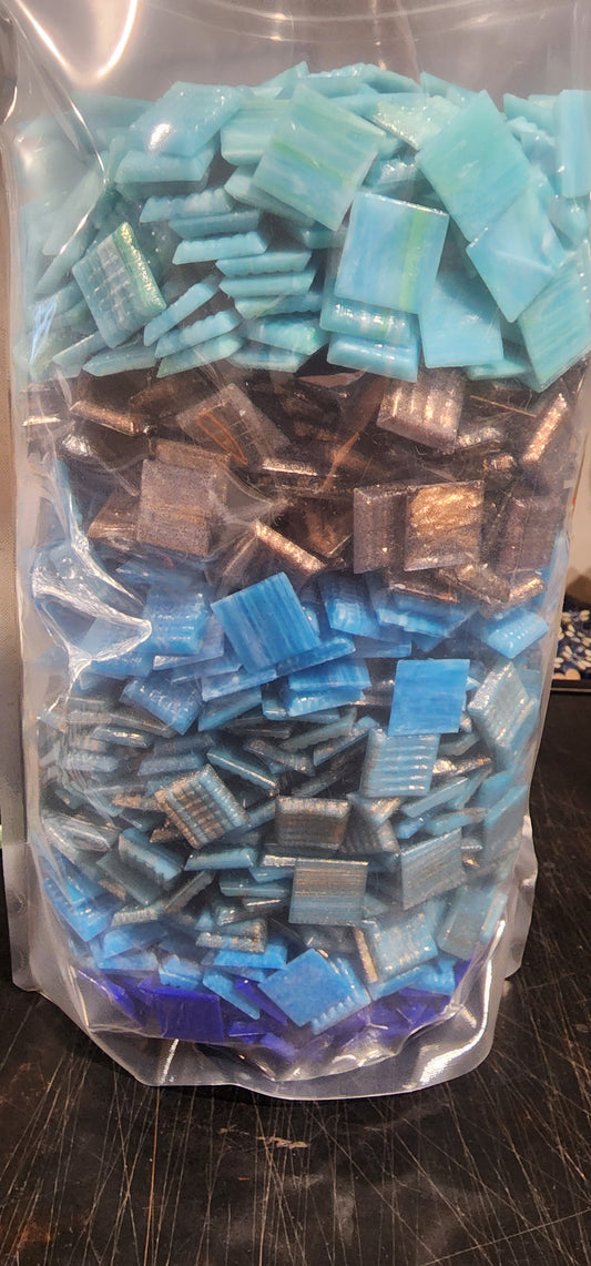 HIgh Quality Australian Made TREND Loose BULK 2CM X 2CM Loose 4.5KG BAG BLUE MIX