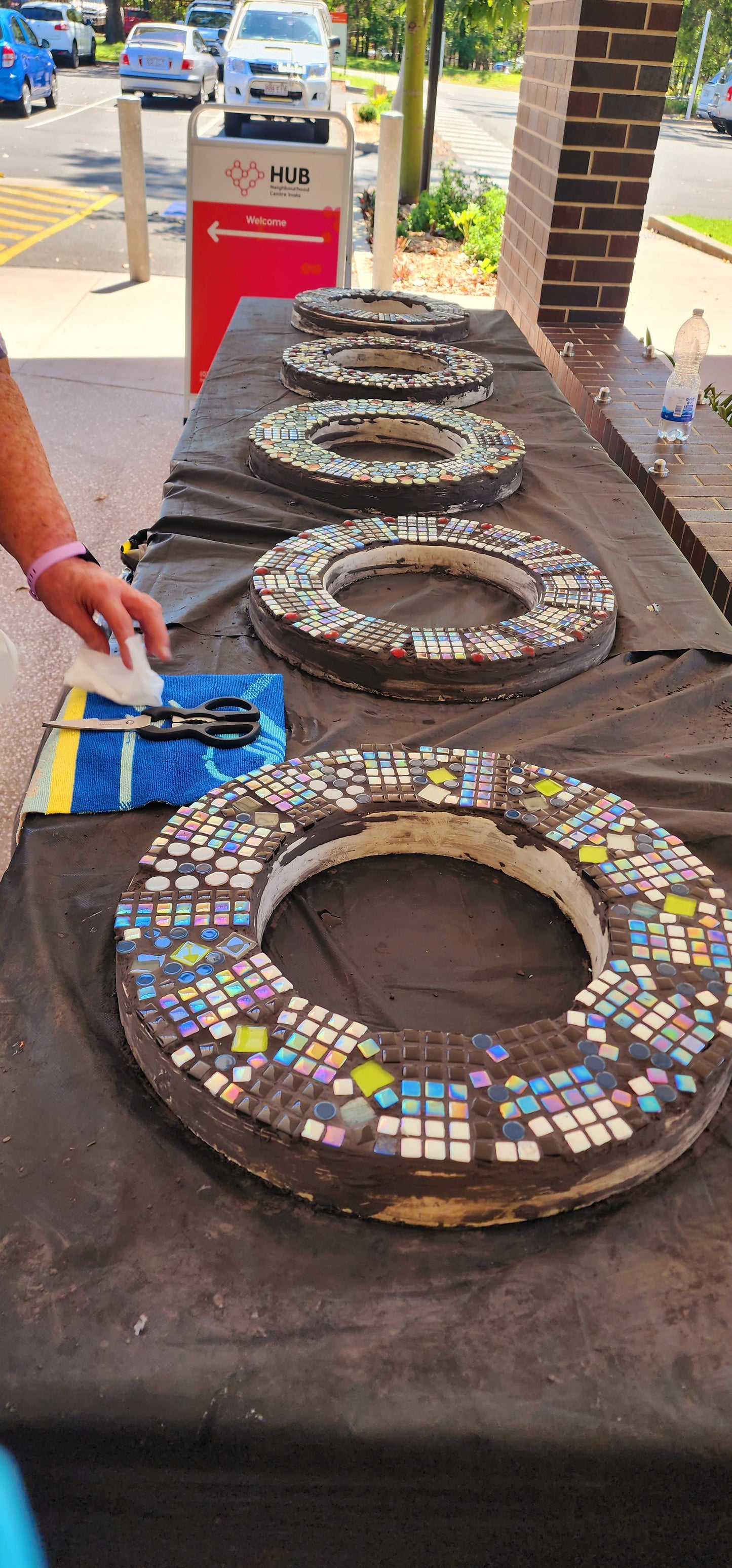 Beautiful sheets of gorgeous glass CLEARANCE 10mm x 10mm $5 sale