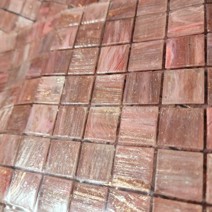 Trend Quality 2cm x 2cm CHAMPAGNE PINK WITH GOLD Myles Friday Pick