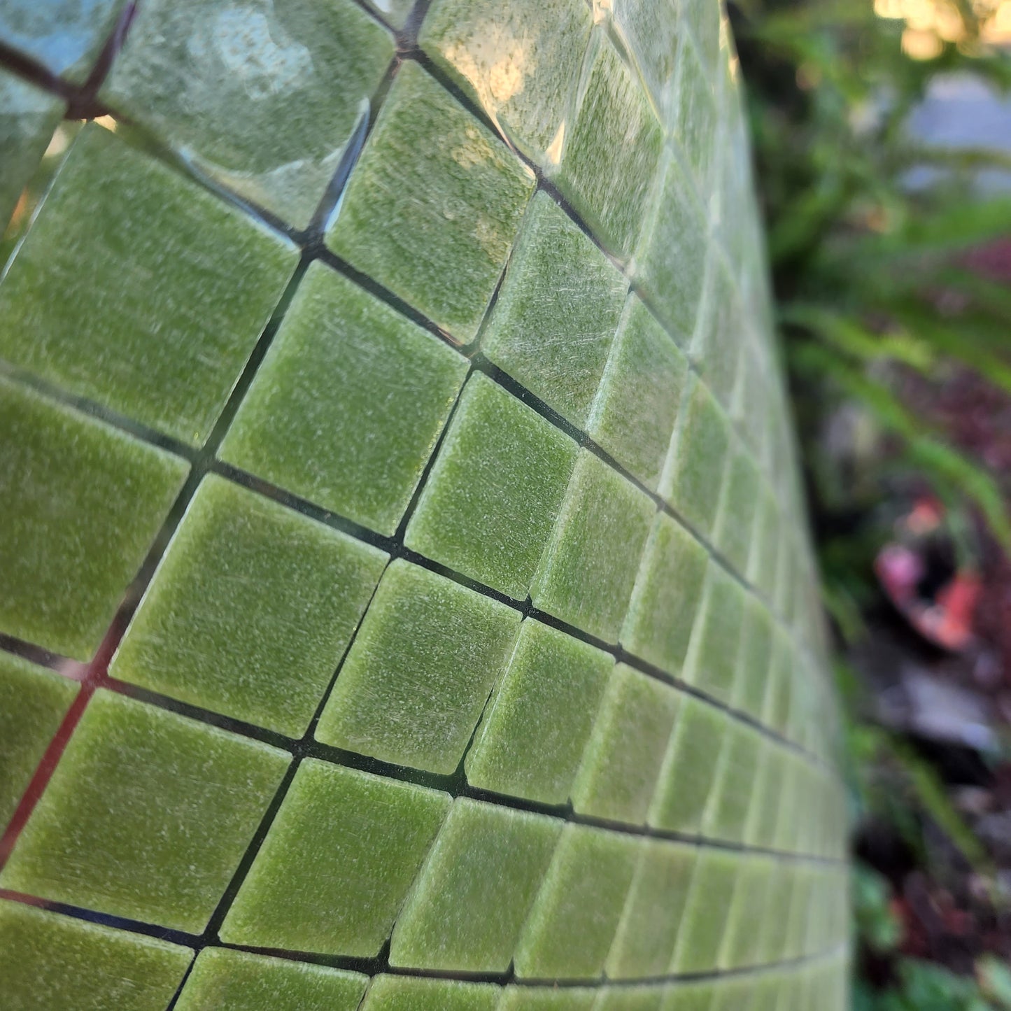 QUALITY TREND AUSTRALIAN TILE SHEETS 2CM X 2CM GREEN LIME