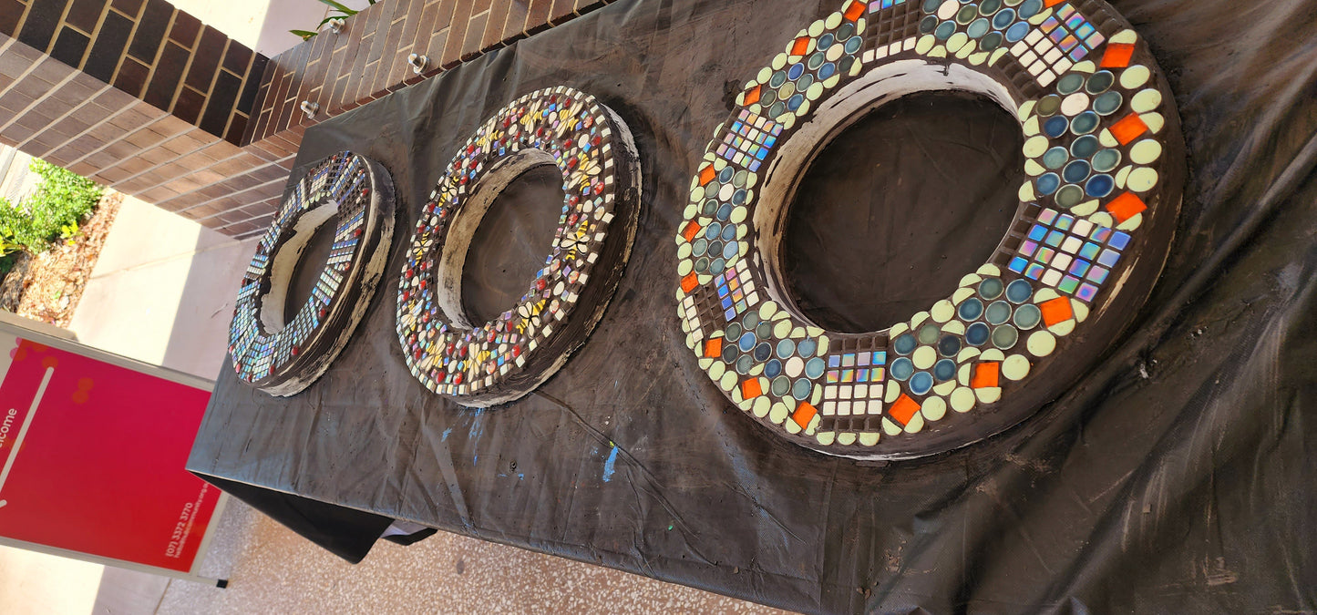 Beautiful sheets of gorgeous glass CLEARANCE 10mm x 10mm $5 sale