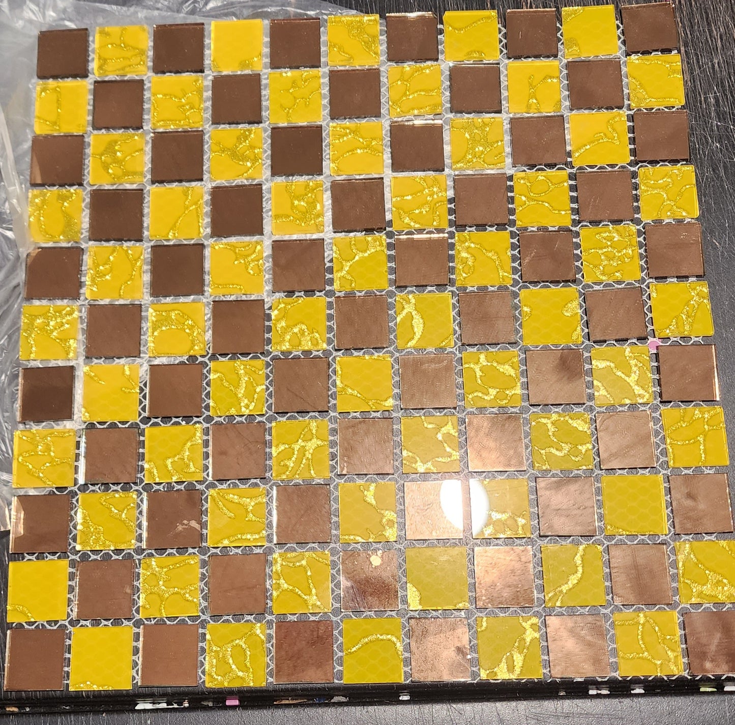 RARE RARE RARE clearance STUNNING Mirror, Yellow and Gold Full Sheets