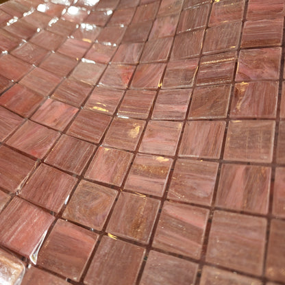 Trend Quality 2cm x 2cm CHAMPAGNE PINK WITH GOLD Myles Friday Pick